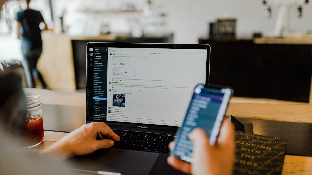 Person working on secure digital systems