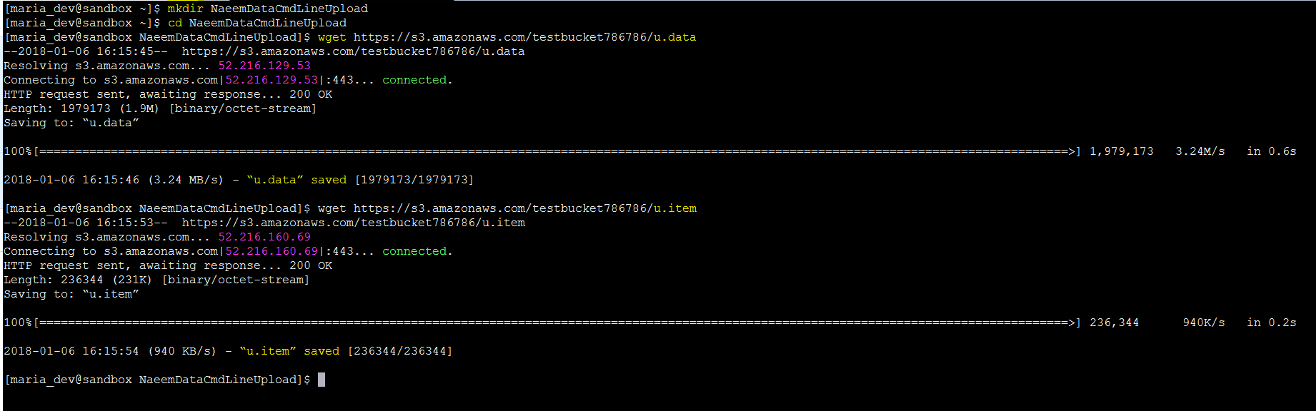 007- Downloading data to Sandbox first
