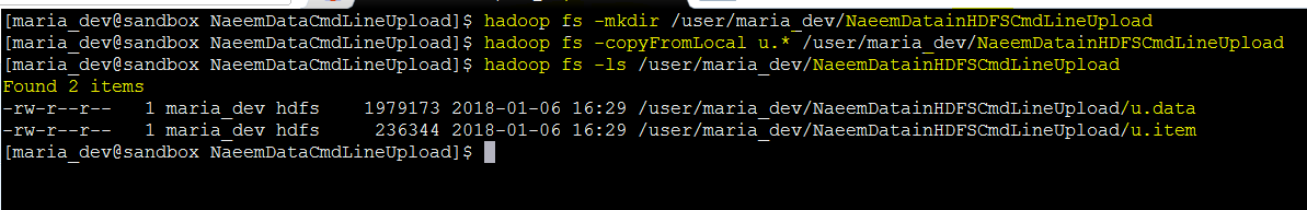 008 - Files uploaded via Command Line